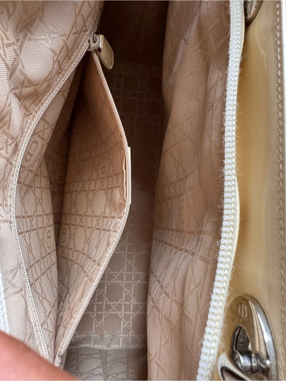 Vintage Lady Dior Bag Patent Large